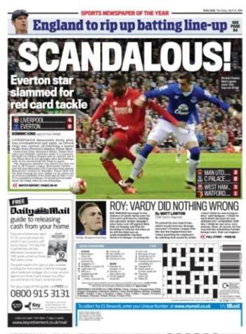 Daily Mail Backpage