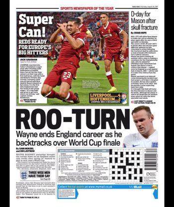 Daily Mail Backpage