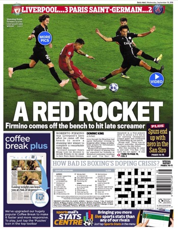 Daily Mail Backpage