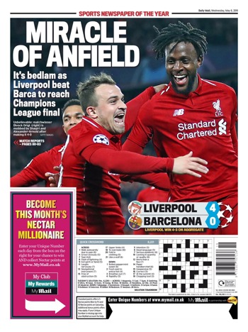 Daily Mail Backpage