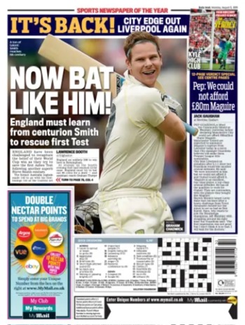 Daily Mail Backpage