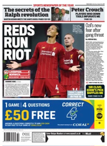 Daily Mail Backpage