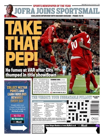 Daily Mail Backpage