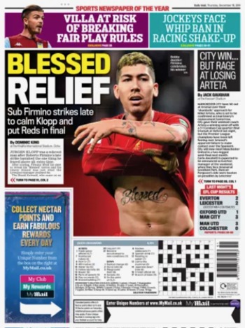 Daily Mail Backpage