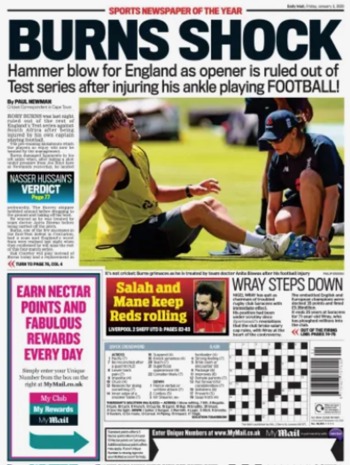 Daily Mail Backpage