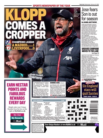 Daily Mail Backpage