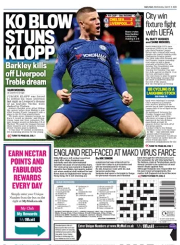 Daily Mail Backpage