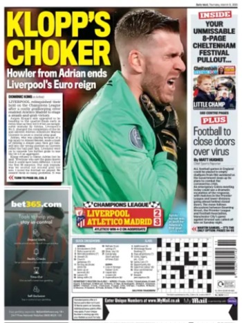 Daily Mail Backpage