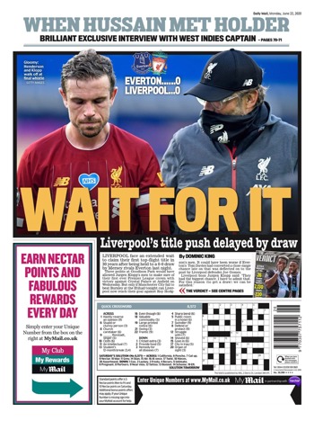 Daily Mail Backpage