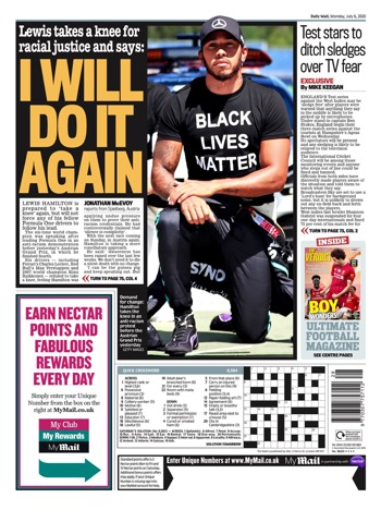 Daily Mail Backpage