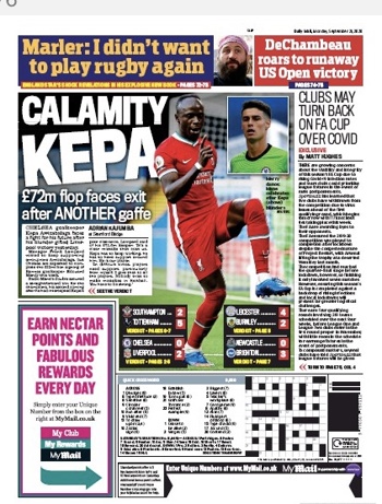 Daily Mail Backpage