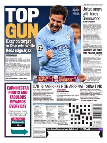 Daily Mail Backpage