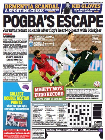 Daily Mail Backpage
