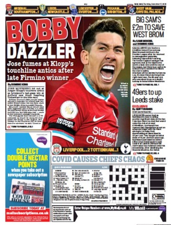 Daily Mail Backpage