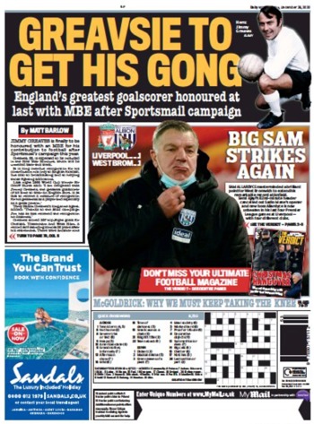 Daily Mail Backpage