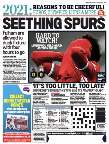 Daily Mail Backpage