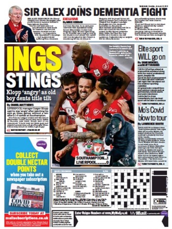 Daily Mail Backpage