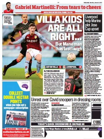 Daily Mail Backpage