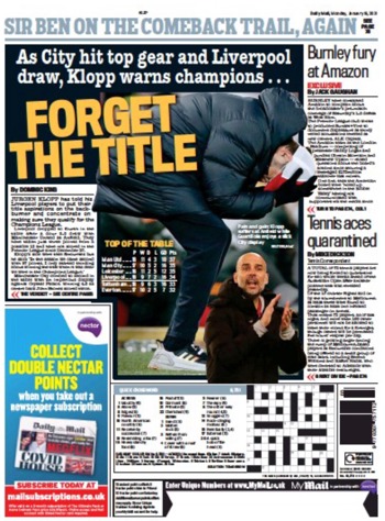 Daily Mail Backpage