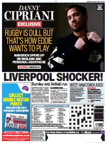 Daily Mail Backpage