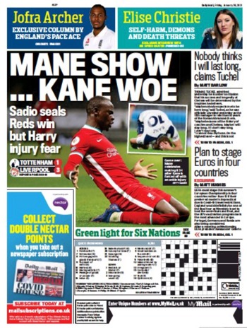 Daily Mail Backpage