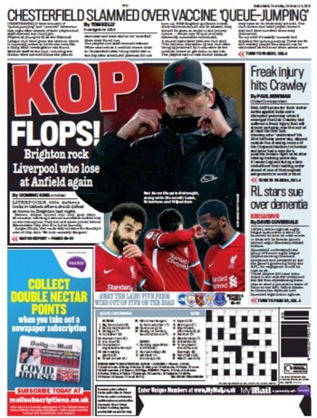 Daily Mail Backpage