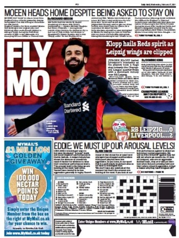 Daily Mail Backpage