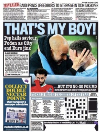 Daily Mail Backpage