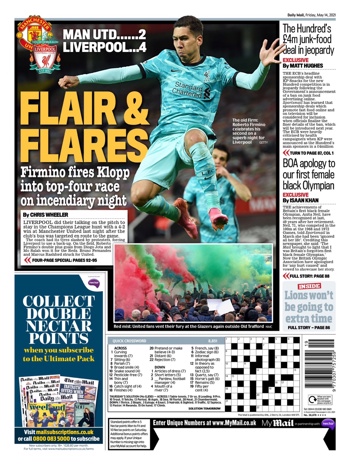Daily Mail Backpage