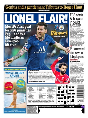 Daily Mail Backpage