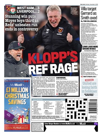 Daily Mail Backpage