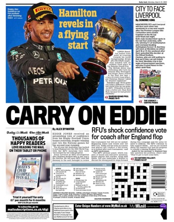 Daily Mail Backpage