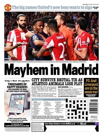 Daily Mail Backpage