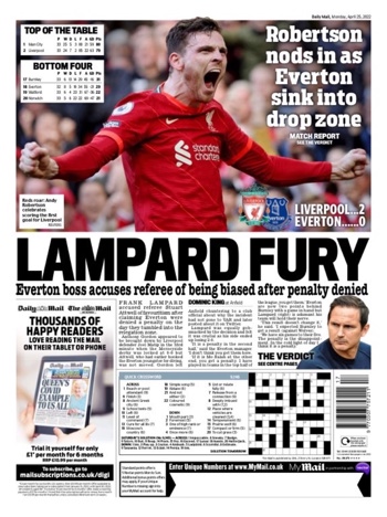 Daily Mail Backpage