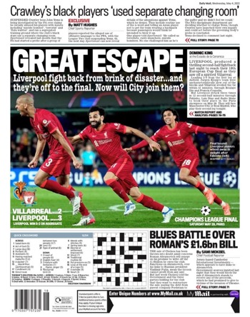 Daily Mail Backpage