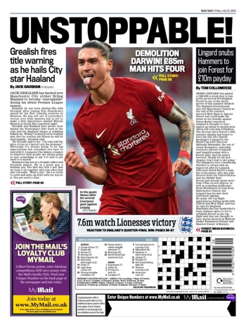 Daily Mail Backpage