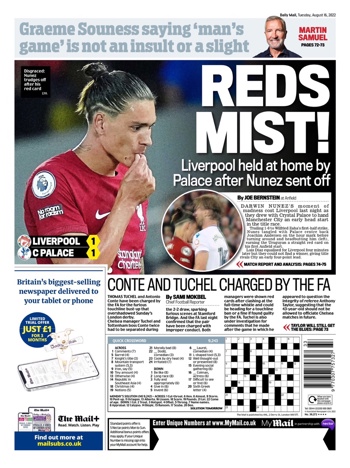 Daily Mail Backpage