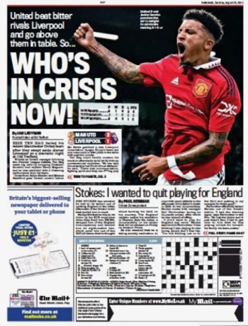 Daily Mail Backpage