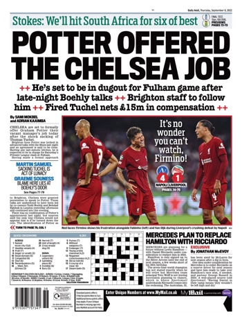 Daily Mail Backpage