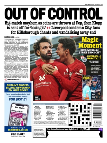 Daily Mail Backpage
