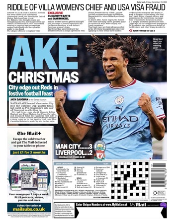 Daily Mail Backpage