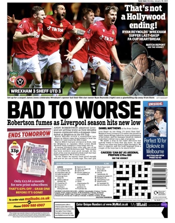 Daily Mail Backpage