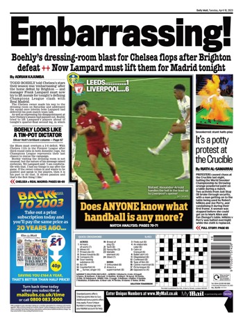 Daily Mail Backpage
