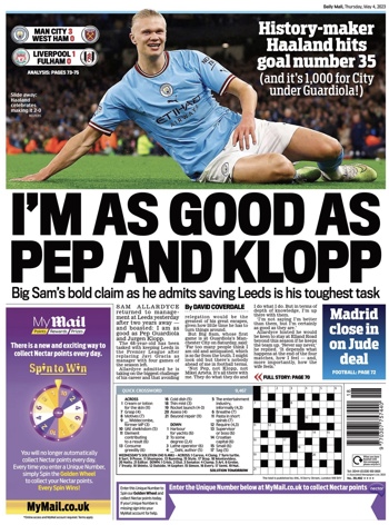 Daily Mail Backpage