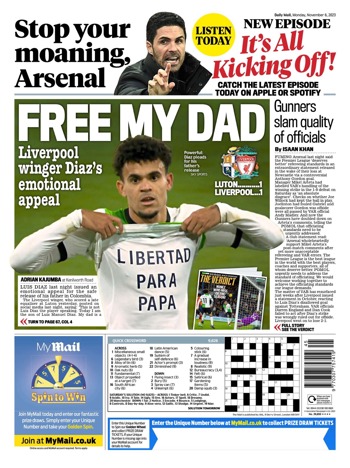 Daily Mail Backpage