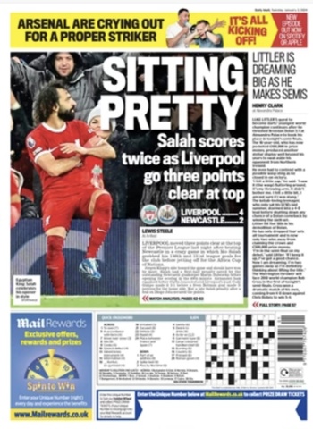 Daily Mail Backpage