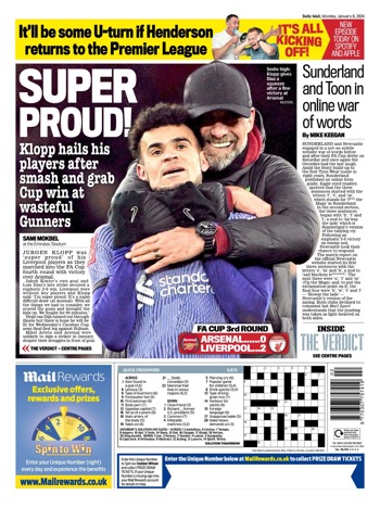 Daily Mail Backpage