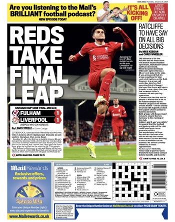 Daily Mail Backpage