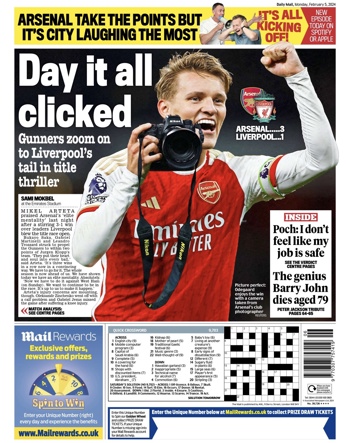 Daily Mail Backpage