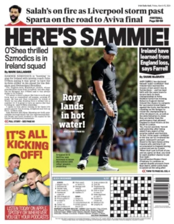 Daily Mail Backpage